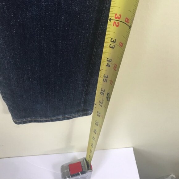 AG Adriano Goldschmied Nikki Relaxed Skinny Jeans Medium Blue Zipper Pocket 25 R - Picture 14 of 14